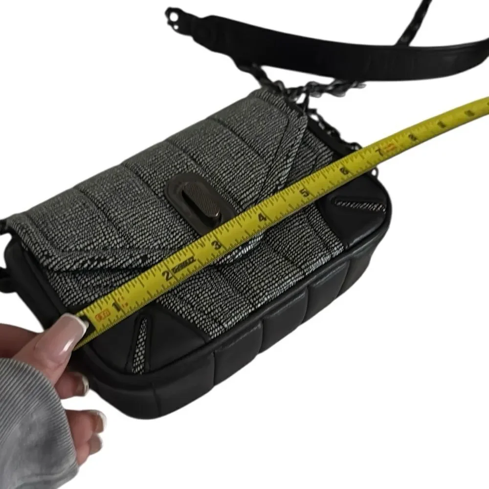 Rag & Bone mini Black and Gray Crossbody Bag with Elegant Design